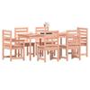 7 Piece Garden Dining Set Solid Douglas Fir Wood