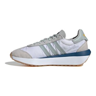 Originals Country Xlg Cuero Ante Clásico Retro Antideslizante Duradero Parte Superior Baja Estilo de Vida Zapatos Casuales Unisex Zapatilla Blanco Gris ID8334