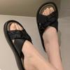 Fashion Platform Slippers Women's Outer Wear Summer New Versatile Non-slip Beach Cool Summer