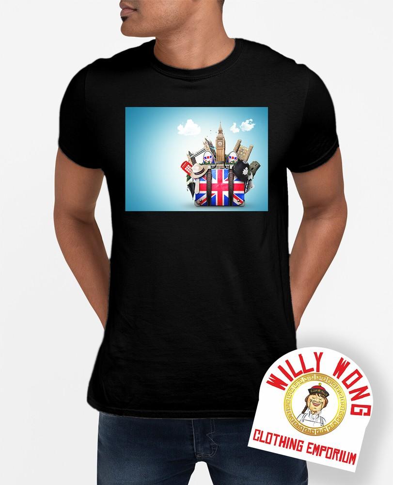 

London UK T-Shirt Retro Geek Nerd 00s 80s Tee Classic Gift Movie Men Unisex T-Shirt XXXXL