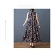 Ladies' Retro Chiffon Loose Mid Length Dress