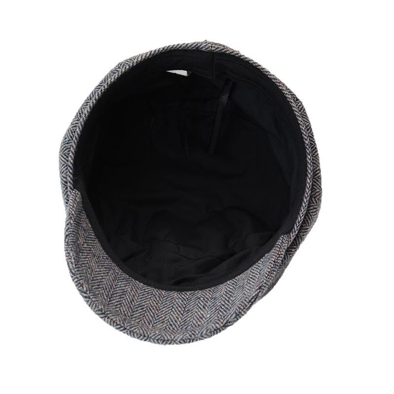 New octagonal hat British retro newsboy hat children autumn and winter warm versatile woolen duck tongue painter beret