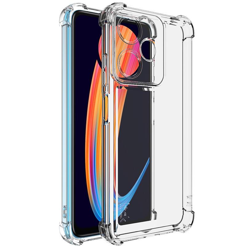 For Infinix Hot 30i/Hot 30i NFC X669C X669D Case Straight Frame Four Corner Shockproof Clear TPU Cover