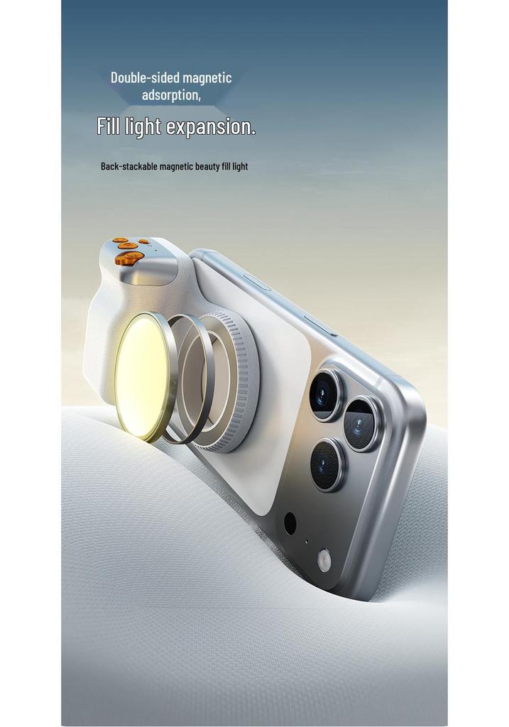 Magnetic Handheld Camera Stabilizer with Remote Zoom Control