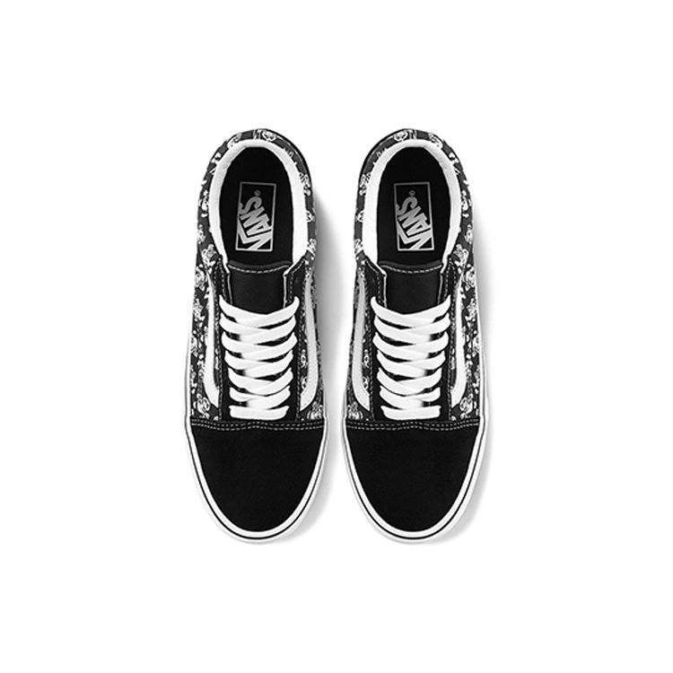 Vans Old Skool Punk Panda Low Top Skate Shoes Unisex Skate Shoes Black White VN0A5AO92KG