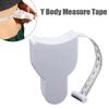 150CM Handle Y-Shaped Ergonomic Design Body Fitness Tape Ruler Waist Arm Accurate Measuring Scale Sewing Tape