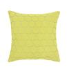 Kawashima Selkon TAUKO Circle Lace Cushion LL6006 Cover, Yellow, 45x45cm,
