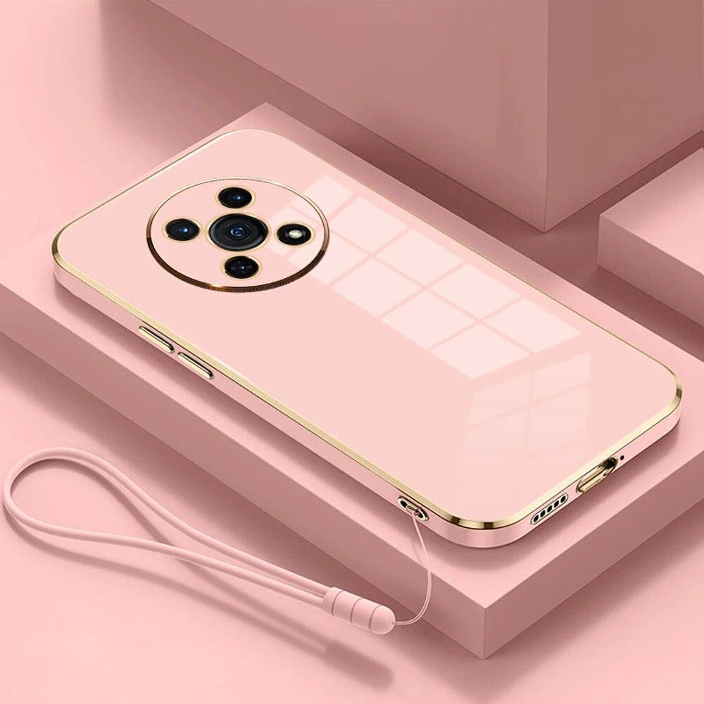 For Huawei Nova Y90 Case Huawei Nova Y90 Phone Case CTR-LX2 CTR-LX1 Case Luxury Square Plating Shockproof Back Cover