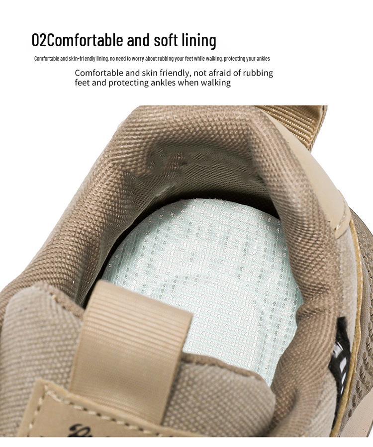 Men's Lightweight Steel Toe Work Shoes - Anti-Smash, Anti-Puncture, Breathable for Summer Construction Safety