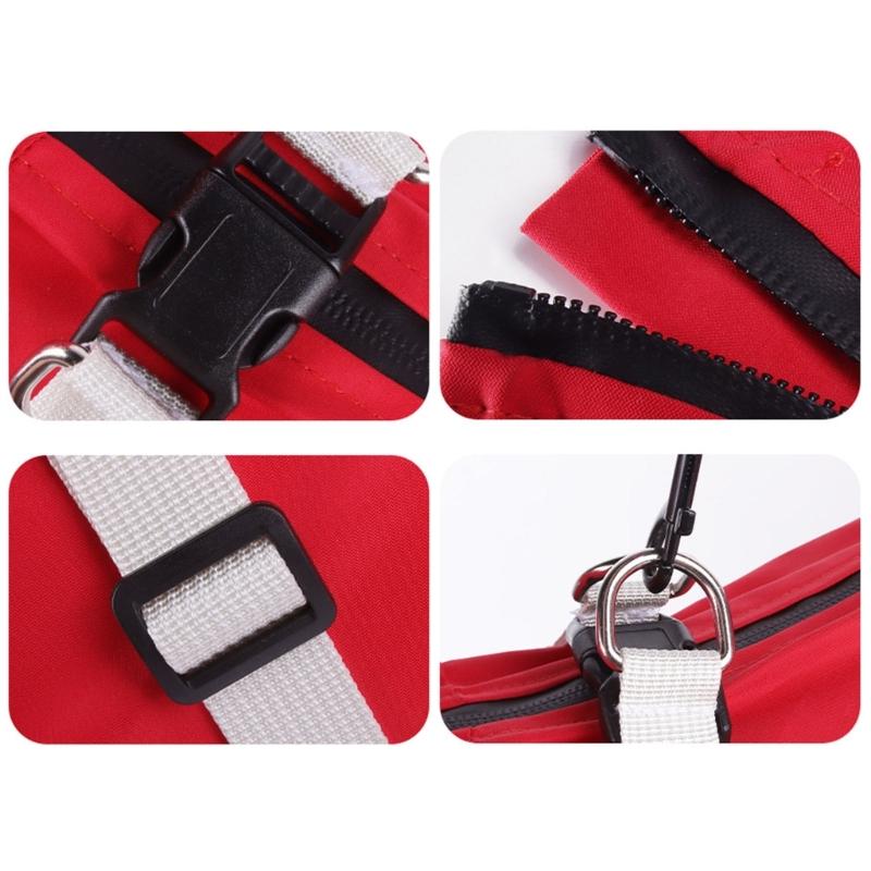 Waterproof Hooded Dog Raincoat with Detachable Hoods Adjustable Pet Rain Jackets For Small To Large Dog Outdoor Activity