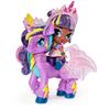 Hatchimals Pixies Riders, Moonlight Mia Pixie and Unicornix Glider Set with Mystery Feature