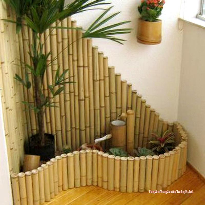 Outdoor Anti-Corrosion Bamboo Fence: Japanese Garden, Vegetable Garden, Balcony, Flower Bed Partition
