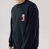 MLB X Disney MLB X Disney Sweatshirts Unisex Black Crew Neck Moderate Regular 31MTK1011-50L