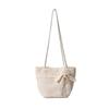Fashion hand-woven shoulder bag, new large-capacity bag, female tote vacation beach niche bucket straw bag