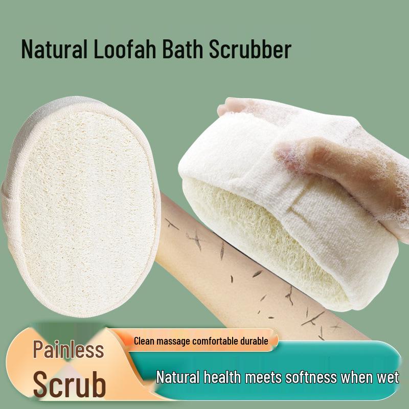 Natural Exfoliating Loofah Sponge for Body Wash & Back Scrub