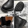 2024 Women's British Style Mid-Calf Martin Boots - Thick-Soled Chelsea, Trendy Autumn Chimney Style