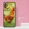 Cock Rooster Chicken Phone Case For Samsung Galaxy S26 S23 Ultra S20 S21 S22 S24 S25 Plus S10 S25 FE Cover Coque