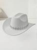 Fashion Versatile Western Cowboy Hat Internet celebrity ins temperament sweet love bright diamond jazz hat