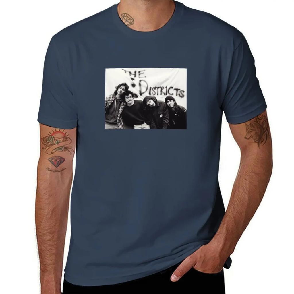 The Districts Image T-Shirt Vintage Clothes Plain Mens Vintage T Shirts