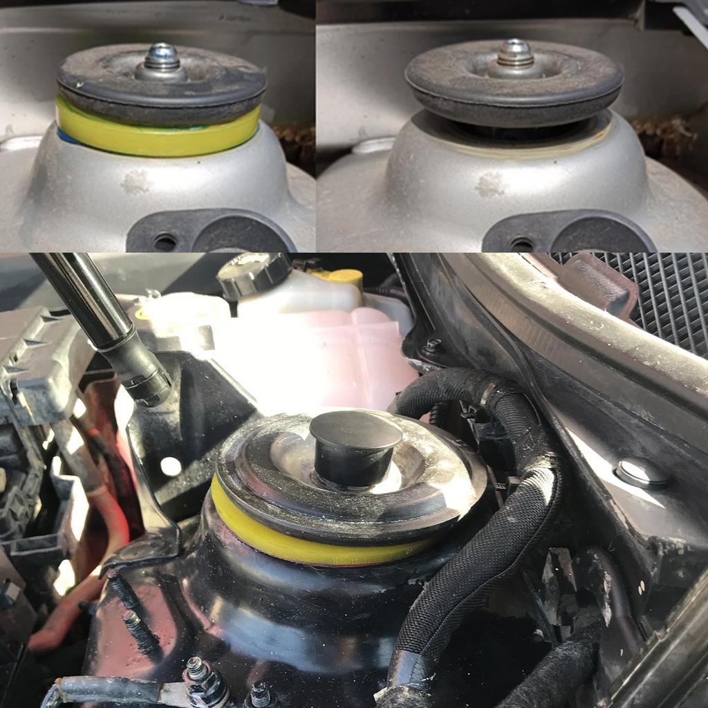 Stoßdämpfender Gummiring 2 Stück für Fiat Panda MK1 MK2 Gingo City Cross Buchse Haubendichtung Front Rack Lager Top Mount Tower