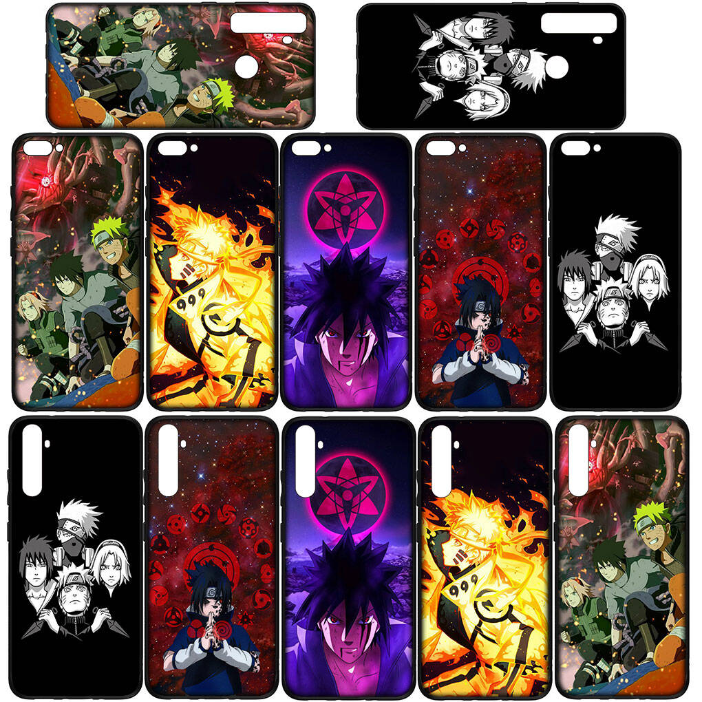 Phone Case for iPhone 17 15 16 Plus Redmi Note 14 12 11 13 Pro Max Huawei P30 P20 Lite OPPO A60 A40 A80 A18 A16 Wallpaper Naruto Uchiha Sasuke Cover