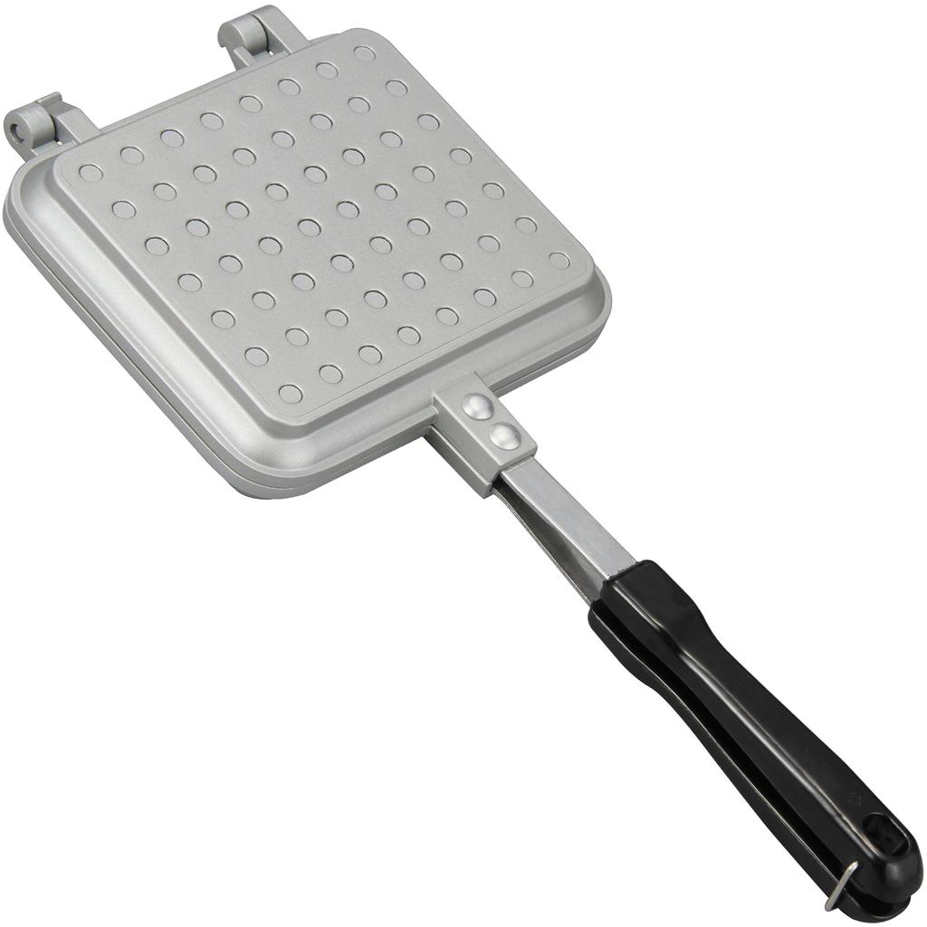 Big Swallow Crispy and Fluffy IH Hot Sandwich Maker, 200V Compatible, Model 6419, Approx. 353mm X 152mm X 36mm (including Handle)