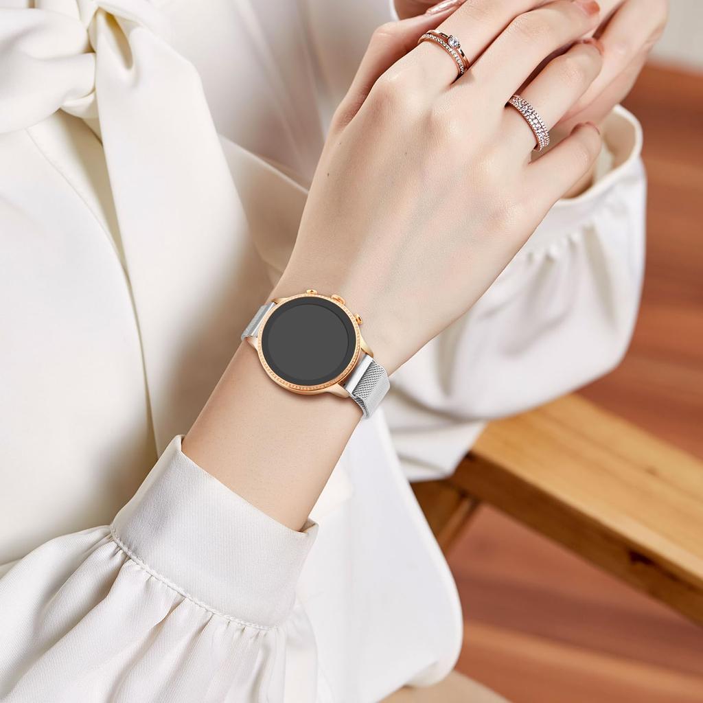 For Huawei Watch GT 5 Pro 42mm/GT 5 41mm Watch Band Magnetic Milanese Stainless Steel Strap