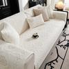Embossed Sofa Cushion, Pet-Proof Anti-Slip Wear-Resistant Sofa Cover, All-Season Machine-Washable for 2 To 4-Seater L-Shaped Corner Sofas