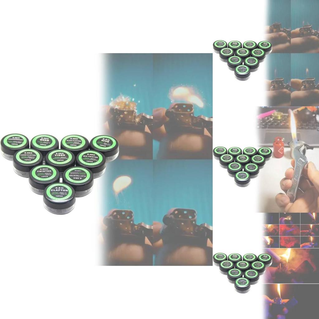 Alien Clapton Coil Rda Heating Wire For Vape Enthusiasts Fueling Cloud Chasing