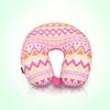 U Shape Travel Pillow With Printed Design For Adults Comfort And Support