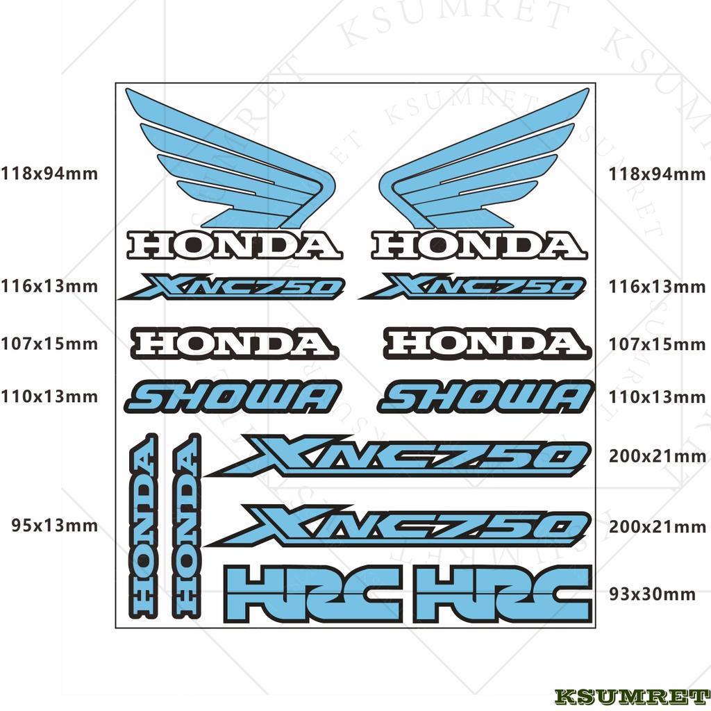 CKU5 For Honda Motorcycle Stickers NC750X Logo Decal Waterproof
