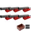 MOC Medieval Army Weapons Building Blocks Cannon Pirate Ship Soldiers Figures Military War Scene Assembling Mini Brick Toy Gifts