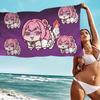 D-Dorothy DORO Cartoon Beach Towel Colorful Bath Towels For Girl Microfiber Quick Dry Custom Sand Free Beach Yoga Spa Gym Pool