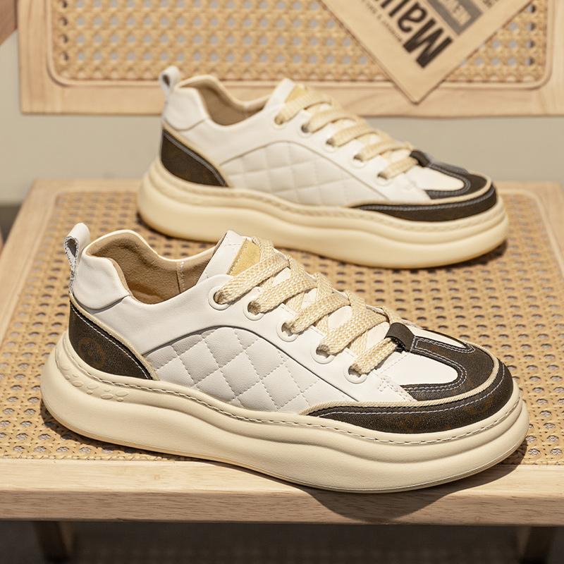 Fashion High Quality Men's Fashionable and Comfortable Lace Up Casual Board Shoe Brand New Autumn Men's Outdoor Thick Soled Sports Shoes