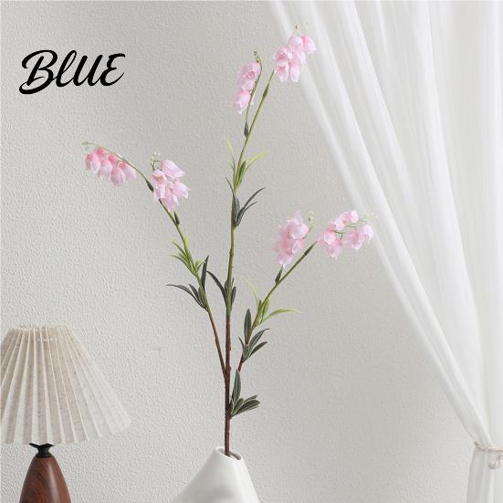 Faux Silk Flowers Valley 31.5" Decor Lily Artificial for Home of The Long Stem Bell Flowers Fake Decorative Photography