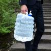 Collapsible Water Bucket Camping Foldable Water Carrier Outdoor Portable Water Storage Bag Hiking Collapsible Water Container