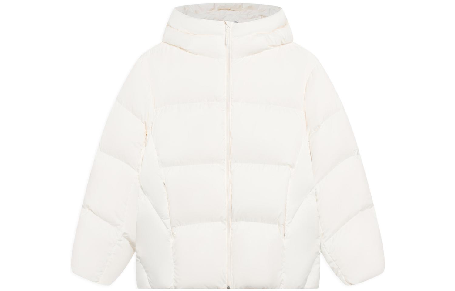 Li Ning Sports Life Collection Down Jacket Unisex Ecru AYMS378-1 XXL