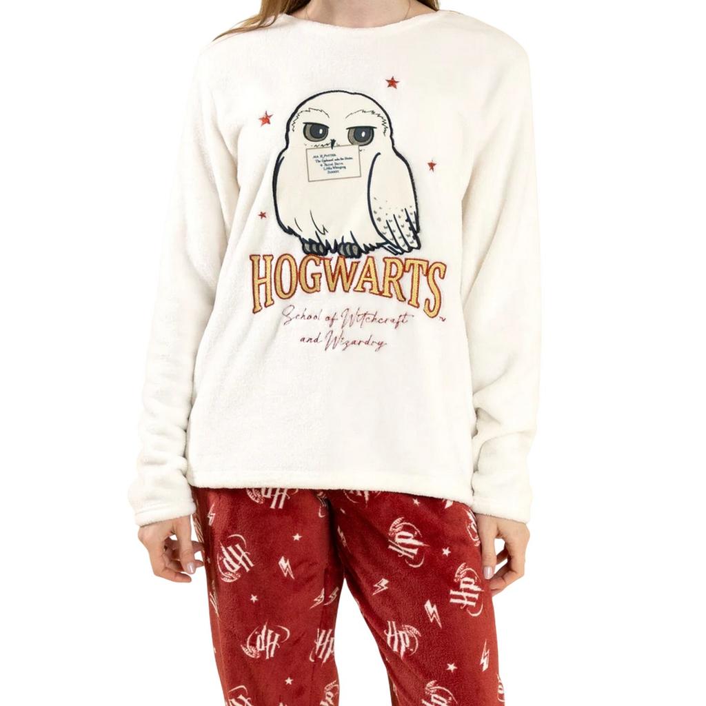 Harry Potter Womens/Ladies Hedwig Long-Sleeved Long Pyjama Set