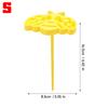 Yellow Bee-shaped Bee Watering Station Garden Stakes Decorations Honeycomb Water Dispenser Insect Drinking Bowl Butterfly Feeder