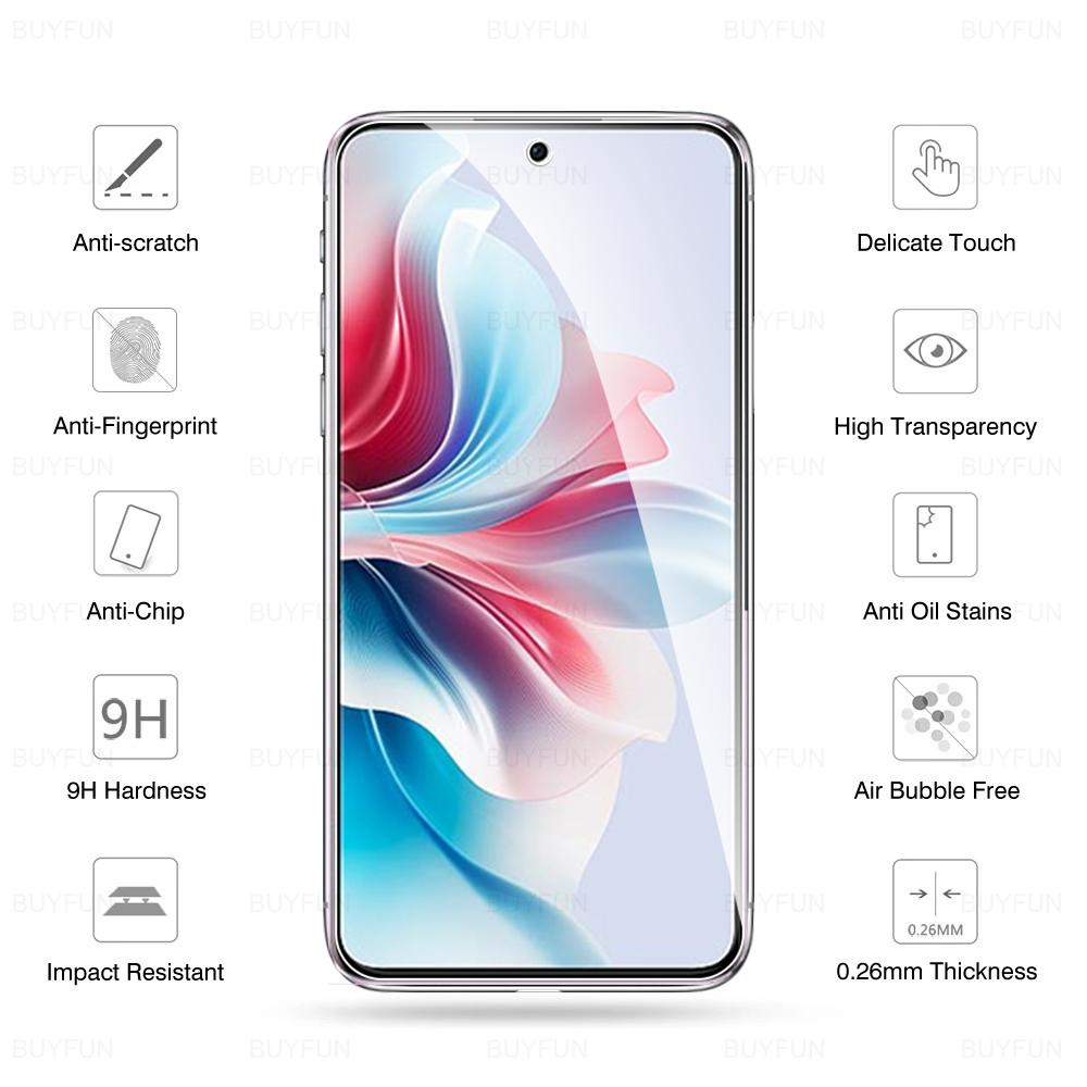 4 pçs vidro temperado para oppo reno11 f 5g protetor de tela reno13 reno14 11 12 f fs a reno 11f 12f 13f 14f reno11f f11 filme de vidro