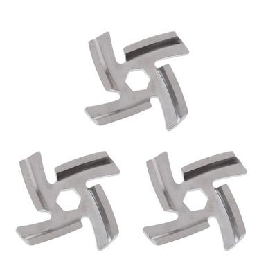 3 Pezzi Lama di Ricambio per Tritacarne Lame Universali in Acciaio Inossidabile per Tritacarne Accessori di Macinazione Pezzi