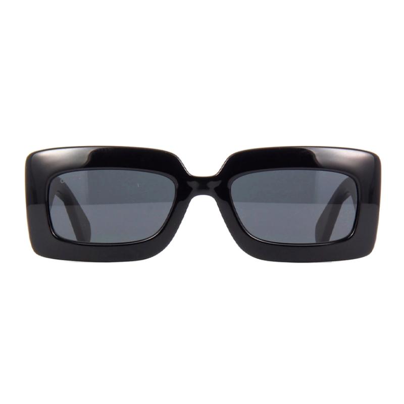 GUCCI Trendy Plate Frame Square Sunglasses Women’s