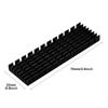 M.2 SSD 2280 PCIE Solid State Drive Heat Sink Cooling Fin 70x22x6mm for DesktopsBlack