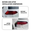 1 Pair Car Rear Splitter Canard Rear Tail Lamp Spoiler Brake Lamp Trim for VW Golf 7 7.5 MK7 MK7.5 GTI R GTD R400 2012-2020