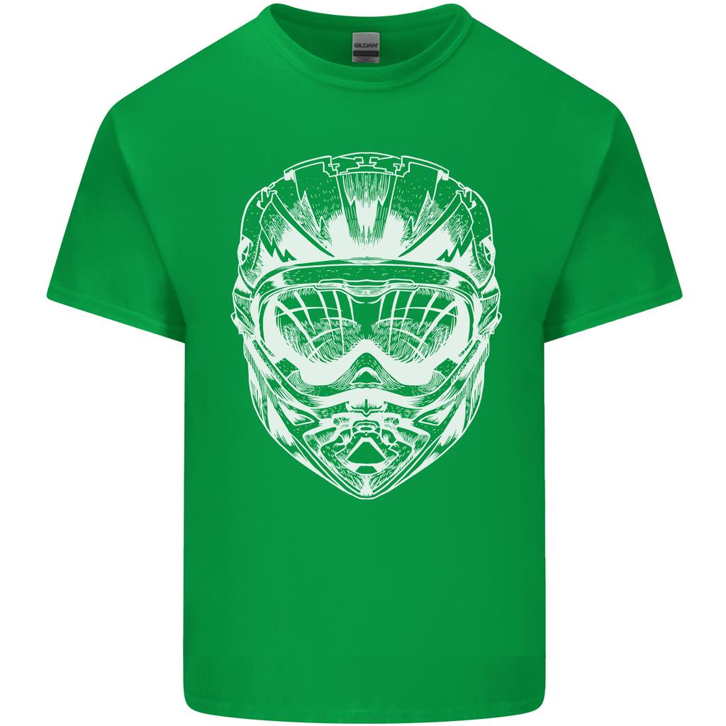 Downhill Mountain Biking Helmet DH MTB Unisexs Light Cotton TShirt
