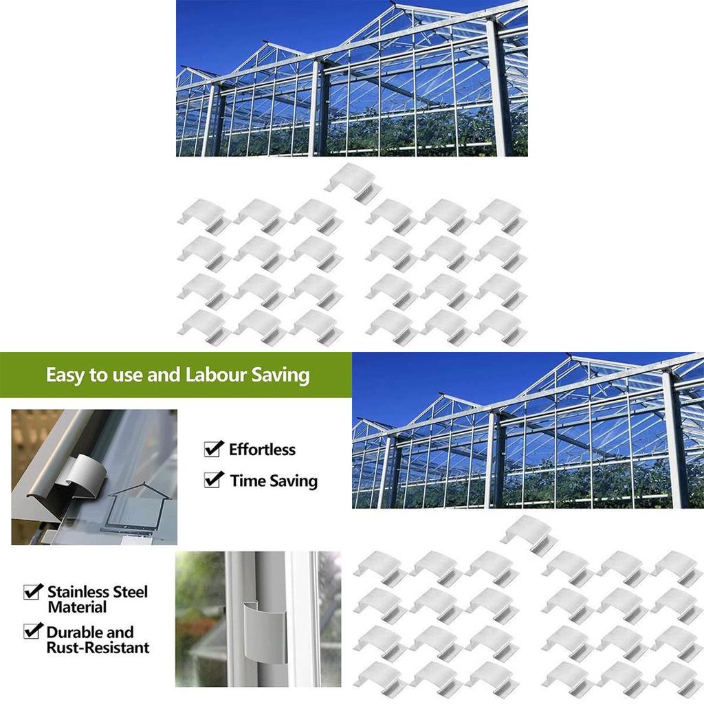 Metallische Gewächshausglas-Federklammern mit Edelstahl-G-Form für die Heimreparatur