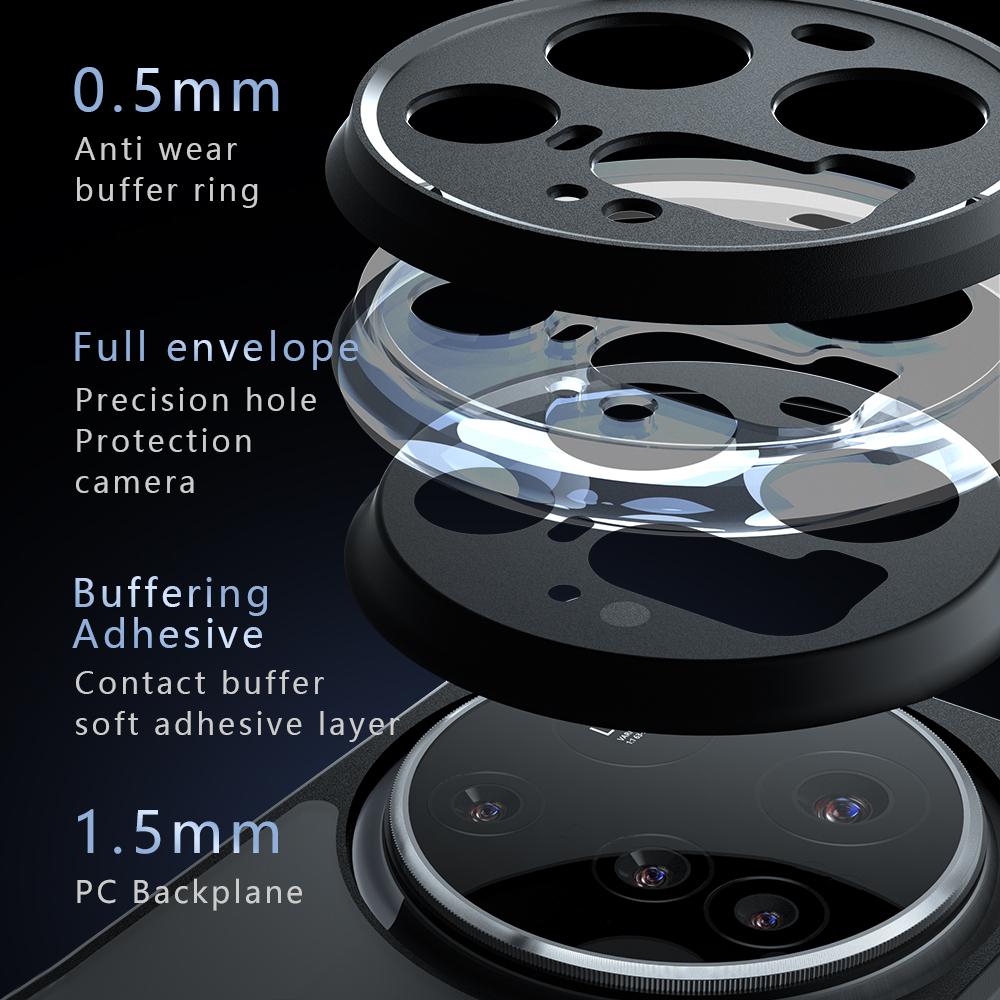 For Xiaomi 15 Ultra Case Compatible with MagSafe TPU+PC Matte Skin Touch Phone Cover