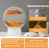 LED RGB Sand Painting Table Lamp Flowing Hourglass Desktop Ornament 3D Sandscape Lamp Suitable for Desk Bedroom Bedside Lamp