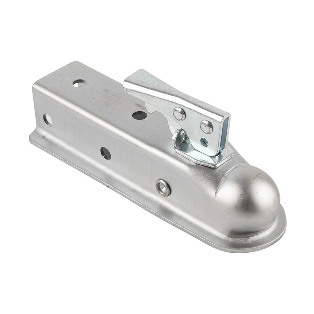Trailer Coupling Hitch Braked Heavy Duty Pressed Steel Hitch 50mm Coupling