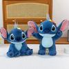 Sakura Pink Stitch Plush Toy with Flowers - Valentine's Day Gift for Girls